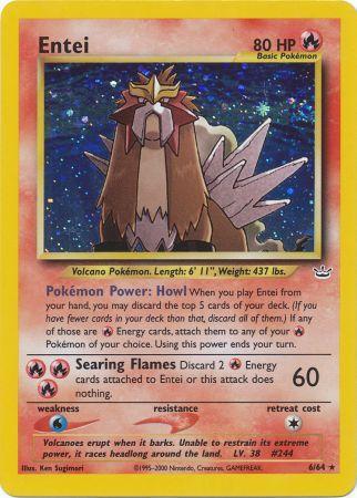 Entei (6/64) [Neo Revelation Unlimited] | Fandemonia Ltd