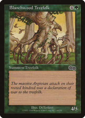 Blanchwood Treefolk [Urza's Saga] | Fandemonia Ltd