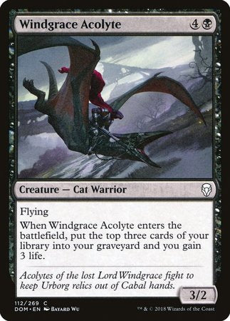 Windgrace Acolyte [Dominaria] | Fandemonia Ltd