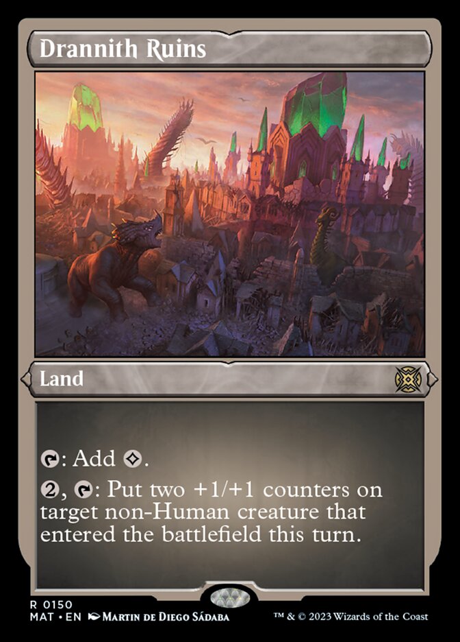 Drannith Ruins (Foil Etched) [March of the Machine: The Aftermath] | Fandemonia Ltd