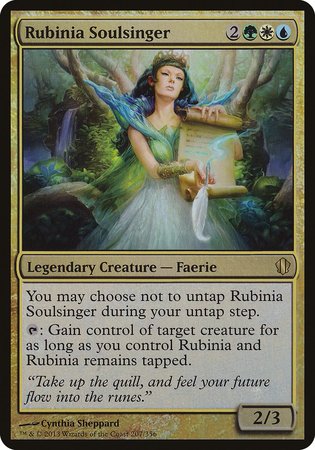 Rubinia Soulsinger (Commander 2013) [Commander 2013 Oversized] | Fandemonia Ltd