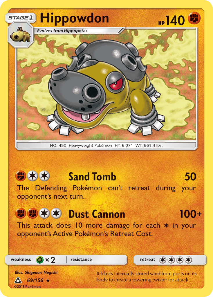 Hippowdon (69/156) [Sun & Moon: Ultra Prism] | Fandemonia Ltd