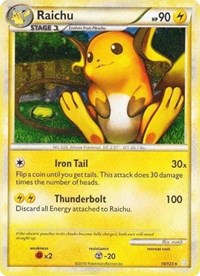 Raichu (10/123) (Cracked Ice Holo) [HeartGold & SoulSilver: Base Set] | Fandemonia Ltd