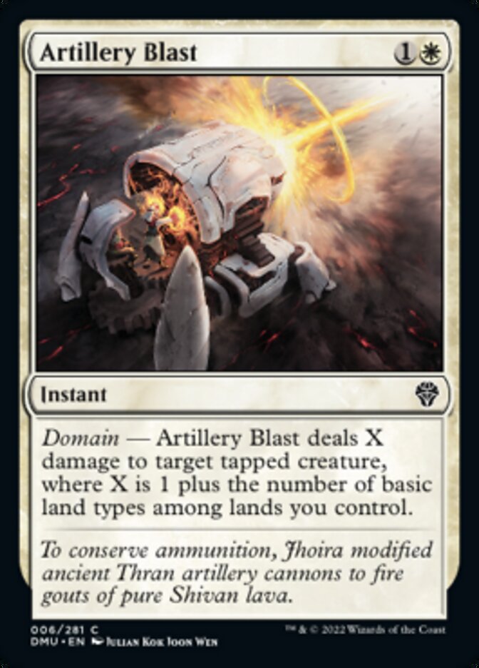 Artillery Blast [Dominaria United] | Fandemonia Ltd
