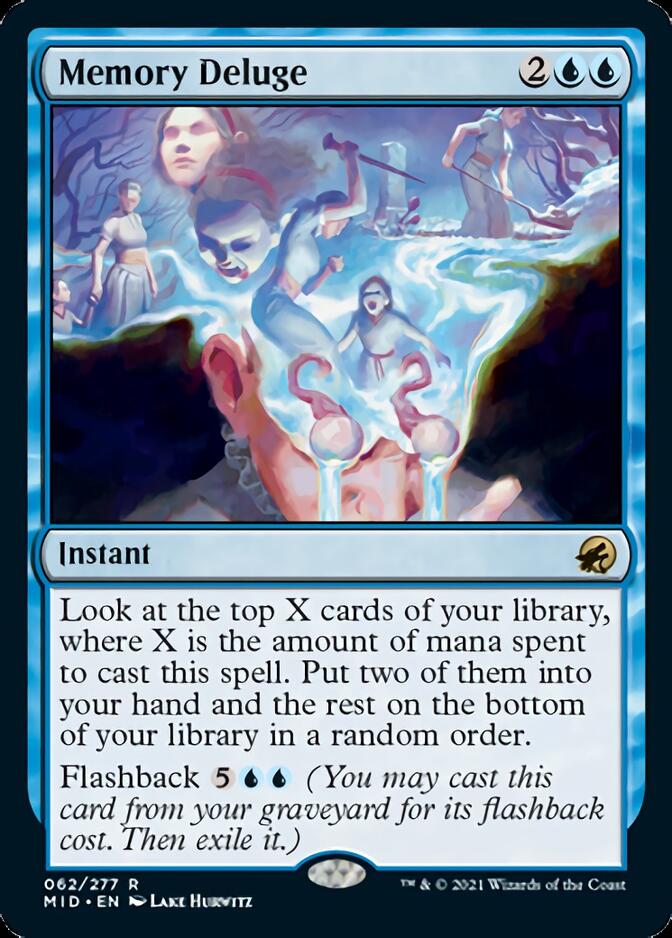 Memory Deluge [Innistrad: Midnight Hunt] | Fandemonia Ltd