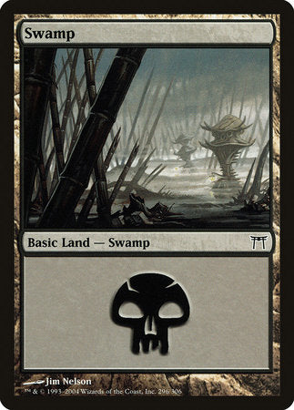 Swamp (296) [Champions of Kamigawa] | Fandemonia Ltd