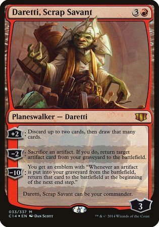 Daretti, Scrap Savant (Commander 2014) [Commander 2014 Oversized] | Fandemonia Ltd
