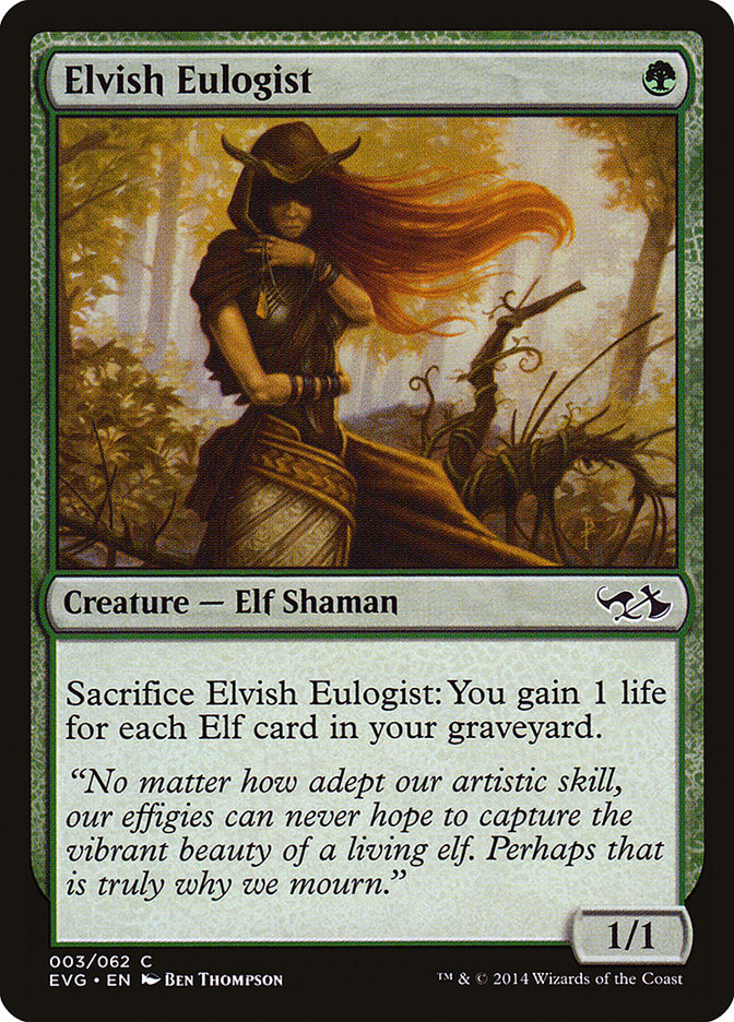Elvish Eulogist (Elves vs. Goblins) [Duel Decks Anthology] | Fandemonia Ltd