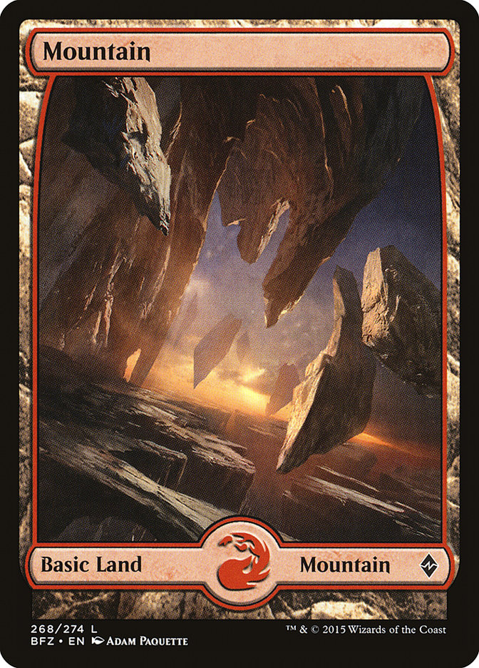 Mountain (268) [Battle for Zendikar] | Fandemonia Ltd