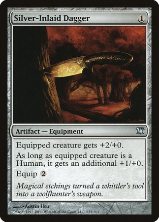 Silver-Inlaid Dagger [Innistrad] | Fandemonia Ltd