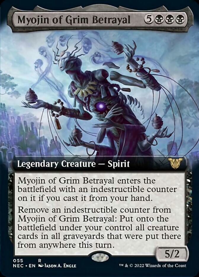 Myojin of Grim Betrayal (Extended) [Kamigawa: Neon Dynasty Commander] | Fandemonia Ltd