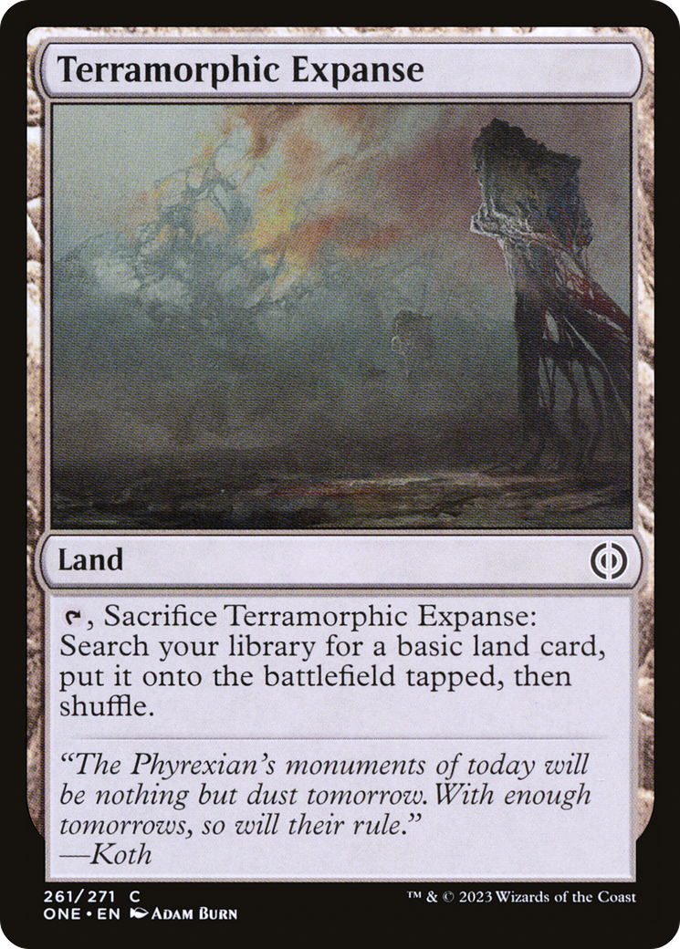 Terramorphic Expanse [Phyrexia: All Will Be One] | Fandemonia Ltd