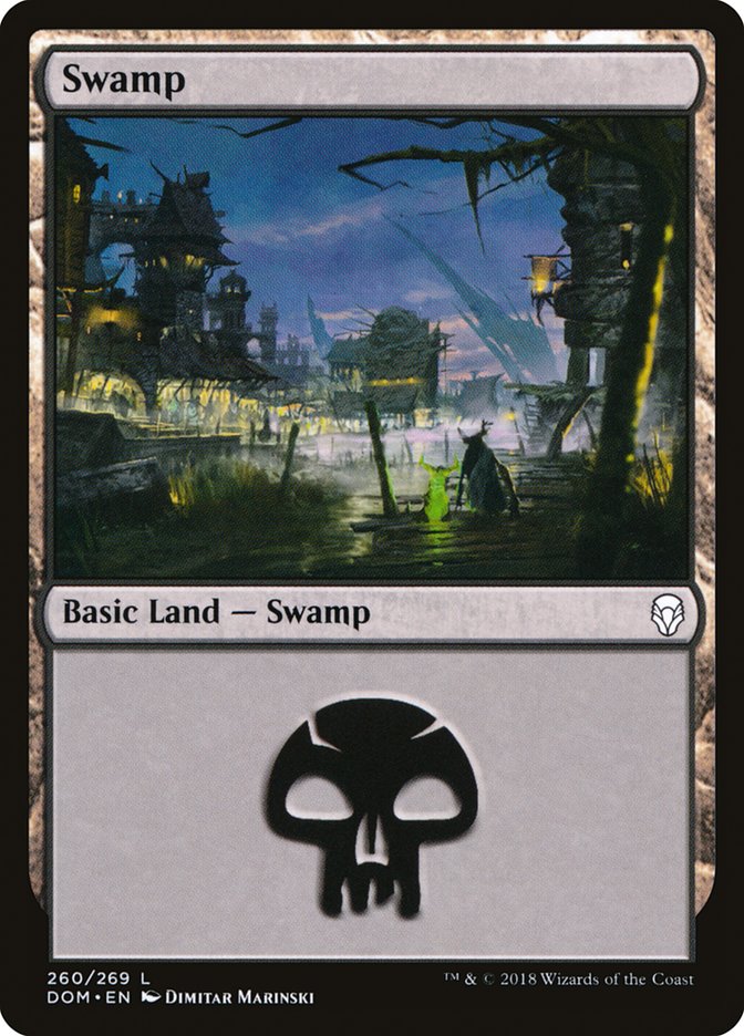 Swamp (260) [Dominaria] | Fandemonia Ltd