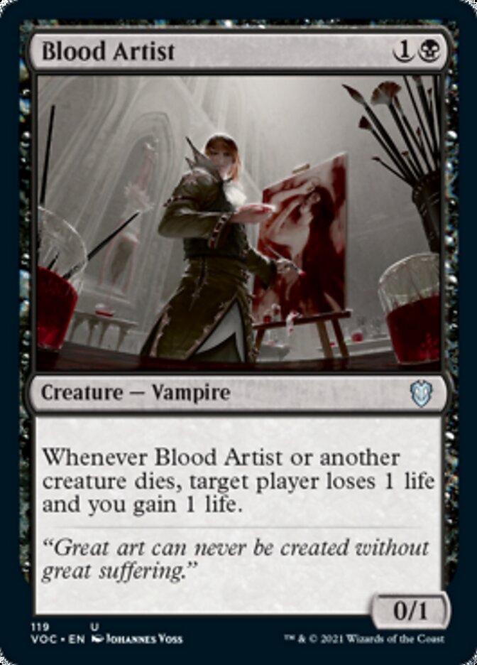 Blood Artist [Innistrad: Crimson Vow Commander] | Fandemonia Ltd
