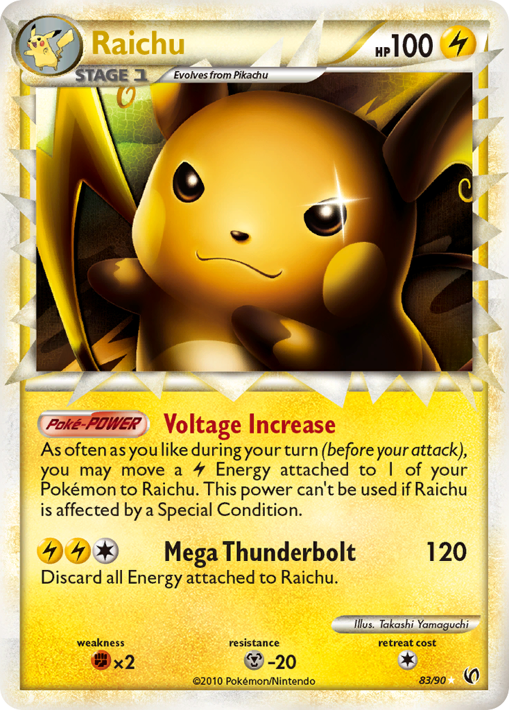 Raichu (83/90) [HeartGold & SoulSilver: Undaunted] | Fandemonia Ltd