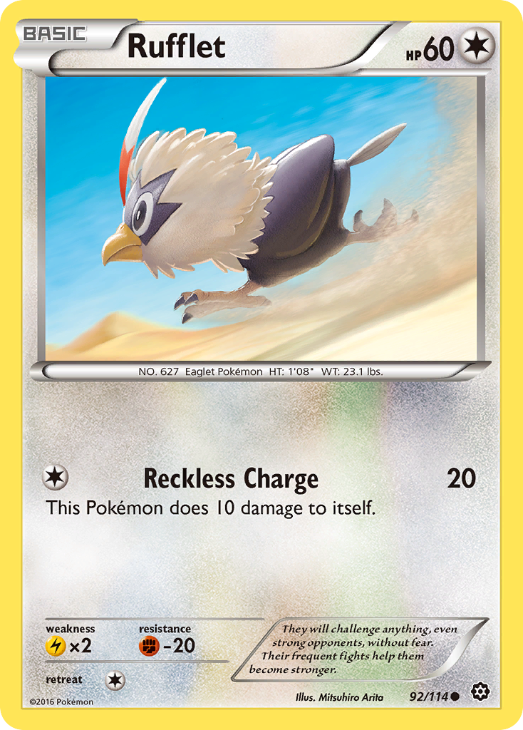 Rufflet (92/114) [XY: Steam Siege] | Fandemonia Ltd