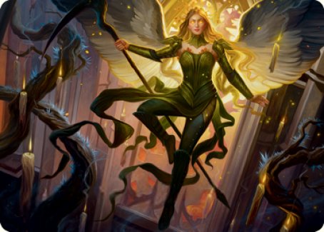 Sigarda, Champion of Light Art Card [Innistrad: Midnight Hunt Art Series] | Fandemonia Ltd