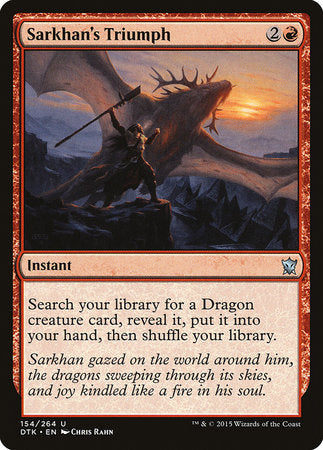 Sarkhan's Triumph [Dragons of Tarkir] | Fandemonia Ltd