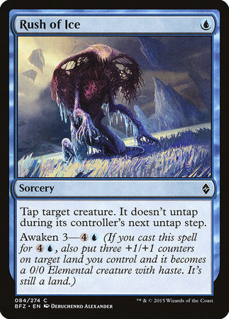 Rush of Ice [Battle for Zendikar] | Fandemonia Ltd