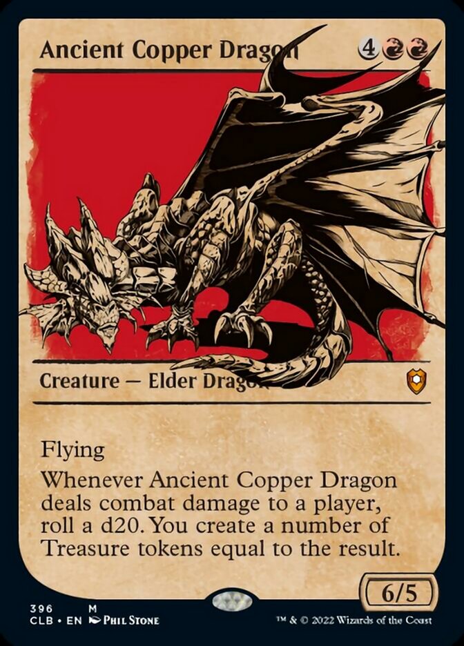 Ancient Copper Dragon (Showcase) [Commander Legends: Battle for Baldur's Gate] | Fandemonia Ltd