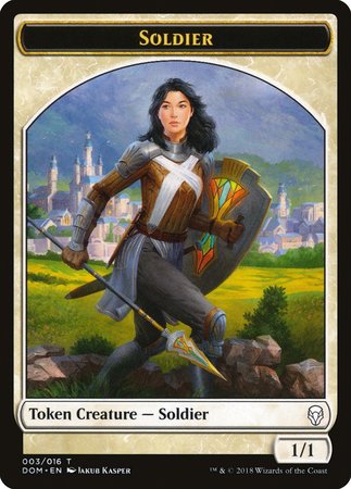 Soldier Token [Dominaria Tokens] | Fandemonia Ltd