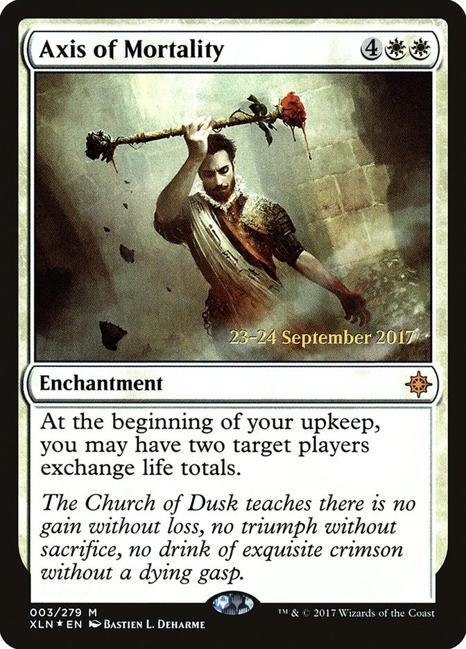 Axis of Mortality  [Ixalan Prerelease Promos] | Fandemonia Ltd