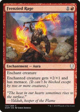 Frenzied Rage [Dominaria] | Fandemonia Ltd