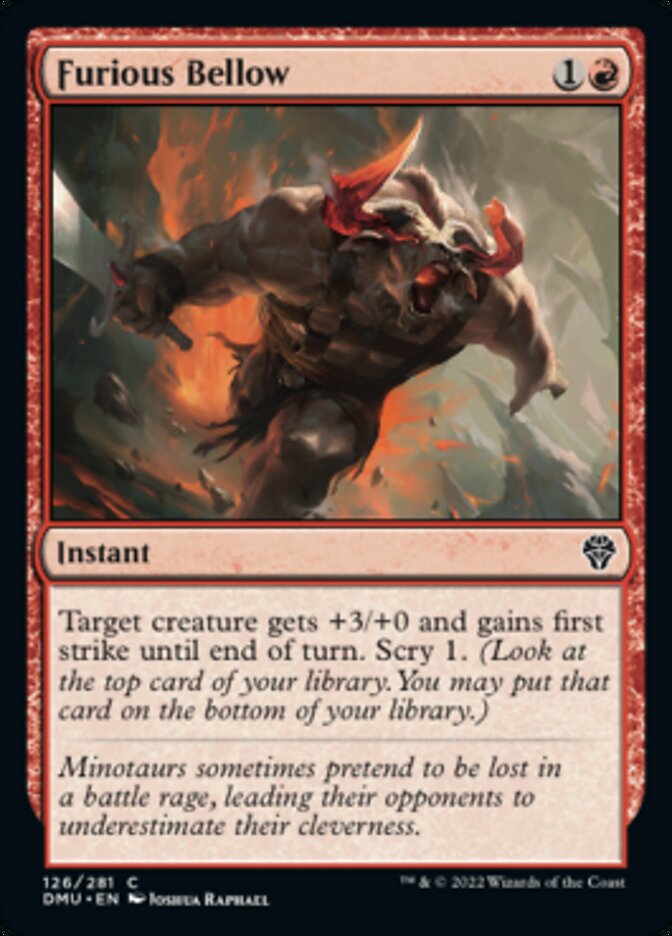 Furious Bellow [Dominaria United] | Fandemonia Ltd