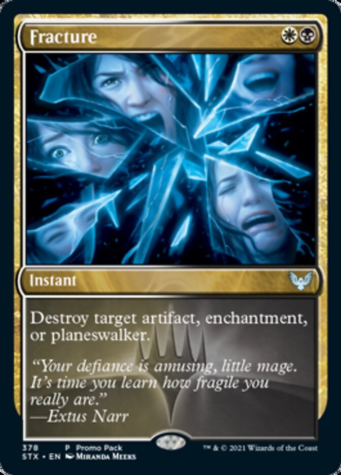 Fracture (Promo Pack) [Strixhaven: School of Mages] | Fandemonia Ltd