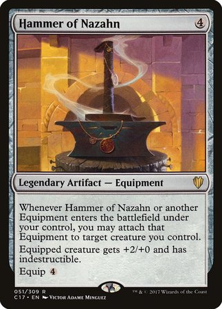 Hammer of Nazahn [Commander 2017] | Fandemonia Ltd
