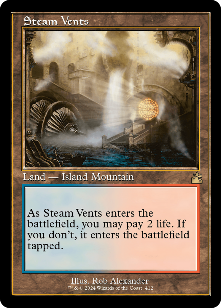 Steam Vents (Retro) [Ravnica Remastered] | Fandemonia Ltd