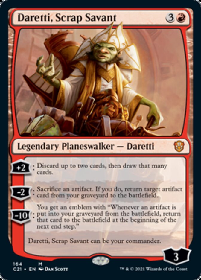 Daretti, Scrap Savant [Commander 2021] | Fandemonia Ltd