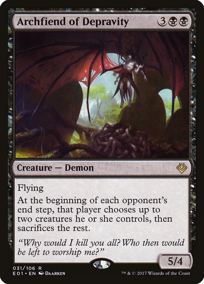 Archfiend of Depravity [Archenemy: Nicol Bolas] | Fandemonia Ltd
