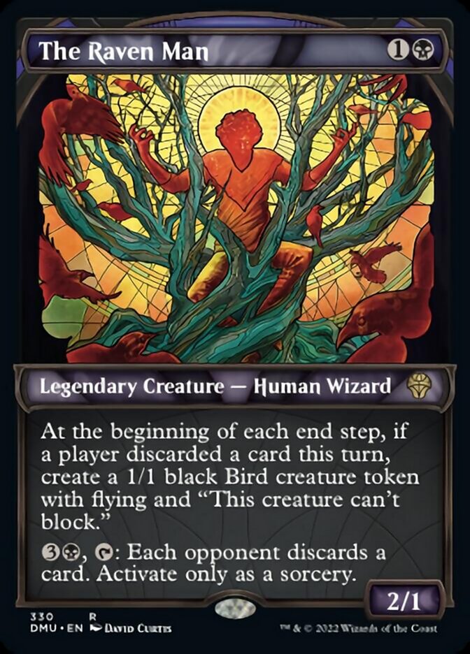 The Raven Man (Showcase Textured) [Dominaria United] | Fandemonia Ltd