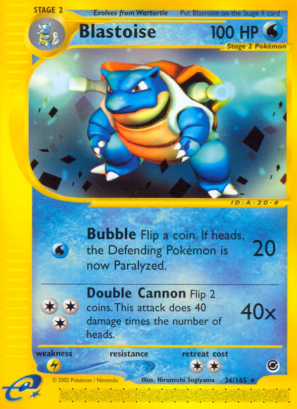 Blastoise (36/165) [Expedition: Base Set] | Fandemonia Ltd