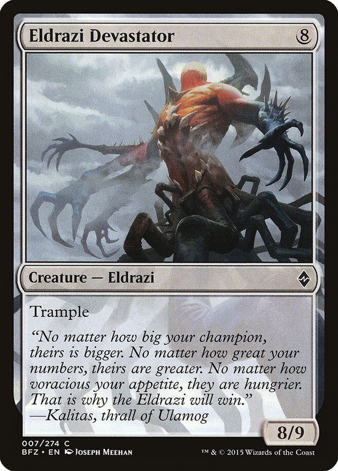 Eldrazi Devastator [Battle for Zendikar] | Fandemonia Ltd