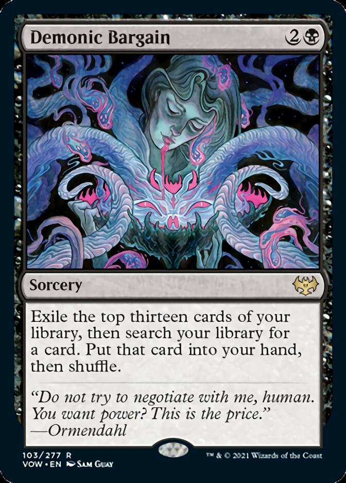 Demonic Bargain [Innistrad: Crimson Vow] | Fandemonia Ltd