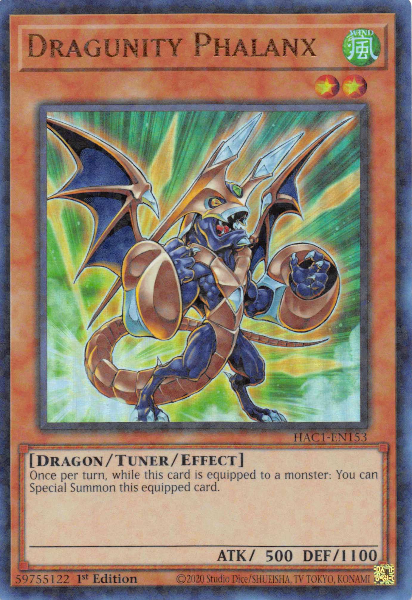 Dragunity Phalanx (Duel Terminal) [HAC1-EN153] Parallel Rare | Fandemonia Ltd