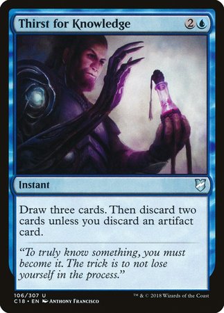 Thirst for Knowledge [Commander 2018] | Fandemonia Ltd