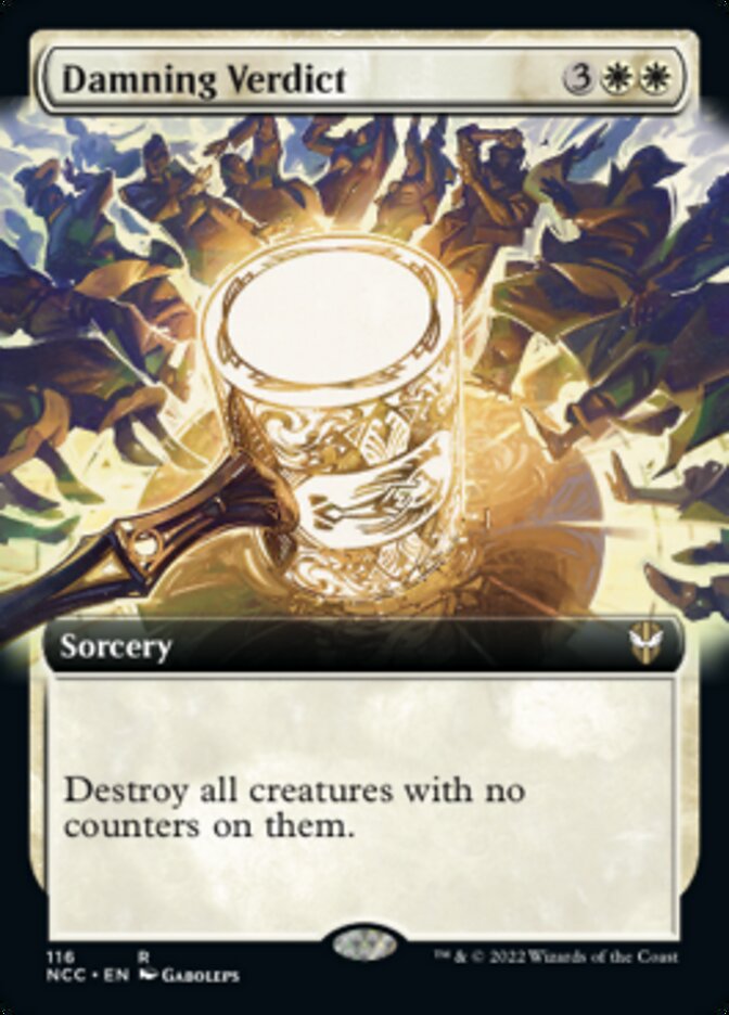Damning Verdict (Extended Art) [Streets of New Capenna Commander] | Fandemonia Ltd