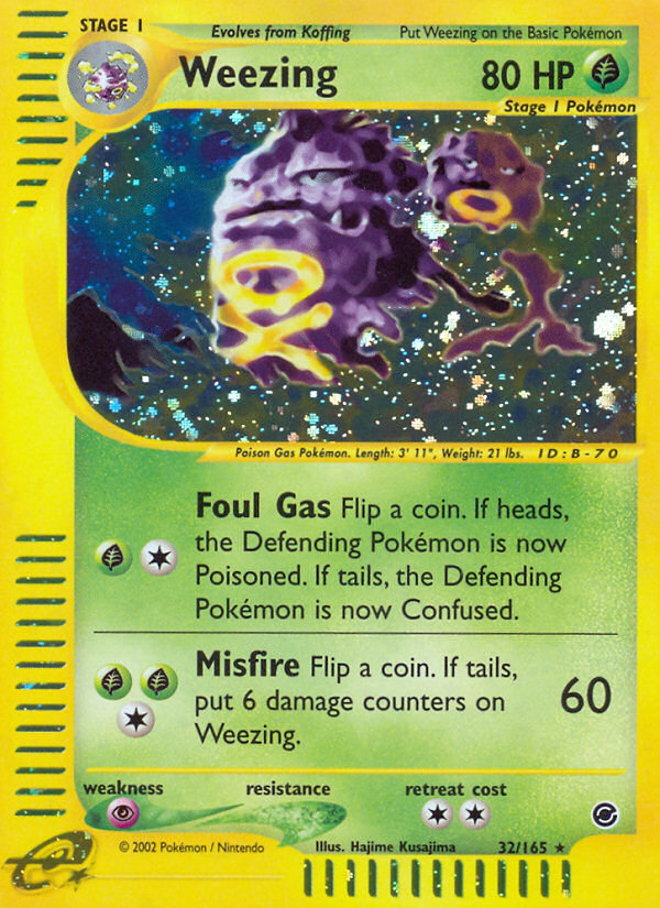 Weezing (32/165) [Expedition: Base Set] | Fandemonia Ltd