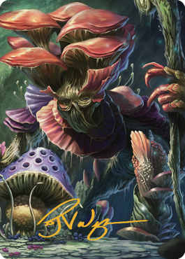 Myconid Spore Tender Art Card (Gold-Stamped Signature) [Commander Legends: Battle for Baldur's Gate Art Series] | Fandemonia Ltd