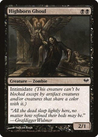 Highborn Ghoul [Dark Ascension] | Fandemonia Ltd
