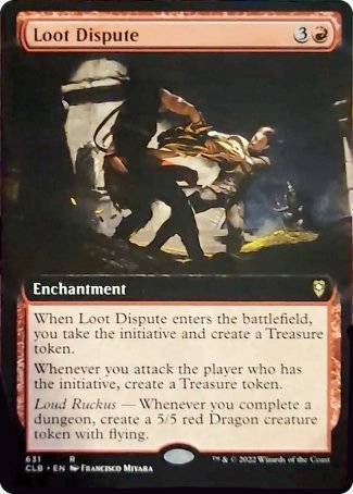 Loot Dispute (Extended Art) [Commander Legends: Battle for Baldur's Gate] | Fandemonia Ltd