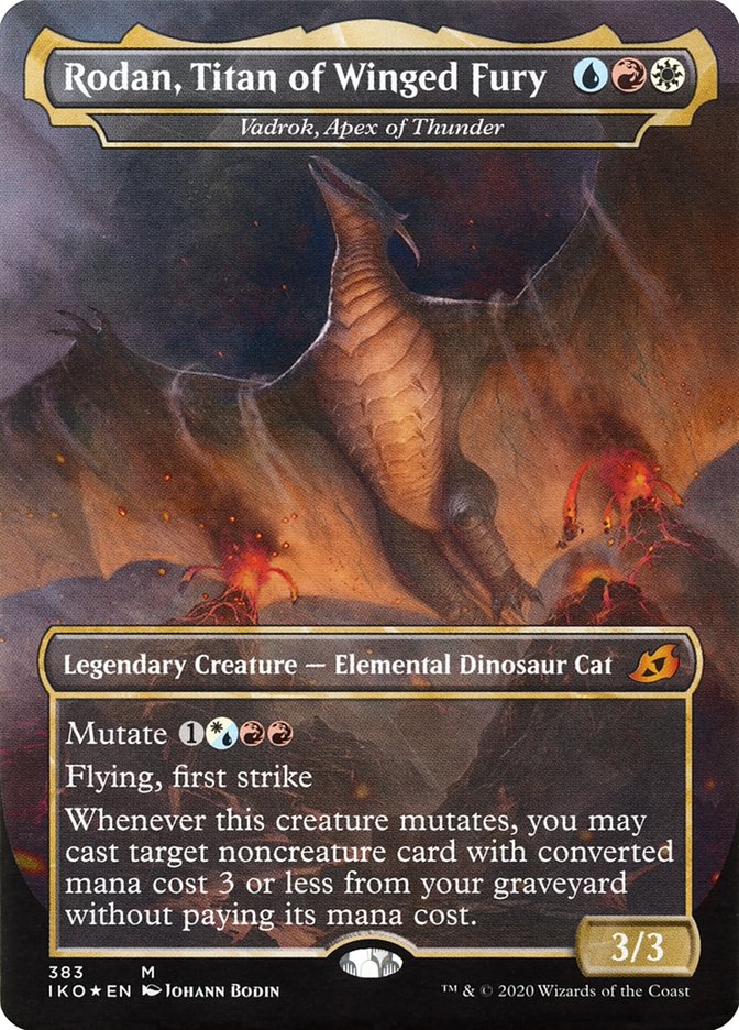 Vadrok, Apex of Thunder - Rodan, Titan of Winged Fury (Godzilla Series) [Ikoria: Lair of Behemoths] | Fandemonia Ltd