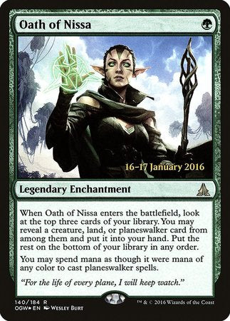 Oath of Nissa [Oath of the Gatewatch Promos] | Fandemonia Ltd