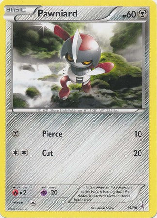 Pawniard (13/30) [XY: Trainer Kit 1 - Bisharp] | Fandemonia Ltd