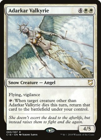 Adarkar Valkyrie [Commander 2018] | Fandemonia Ltd