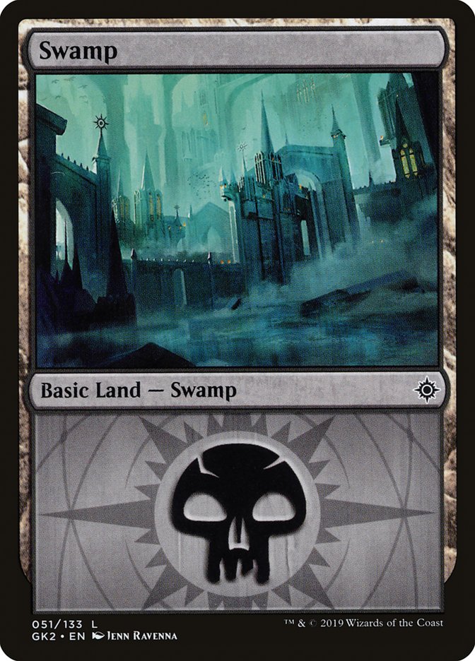 Swamp (51) [Ravnica Allegiance Guild Kit] | Fandemonia Ltd