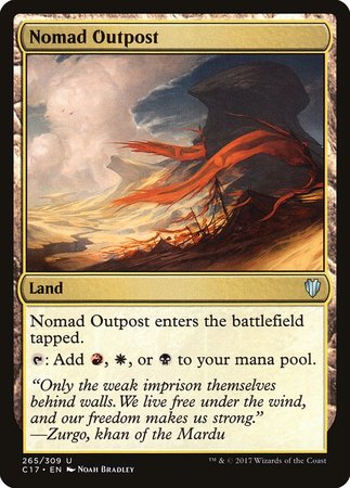 Nomad Outpost [Commander 2017] | Fandemonia Ltd
